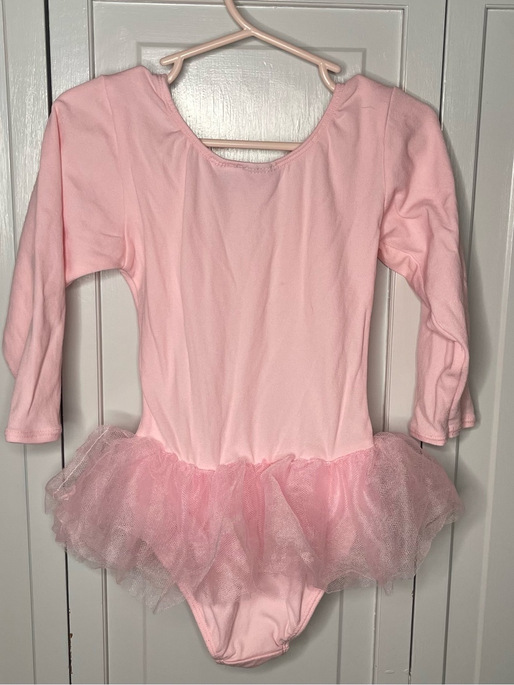 Jacques Moret Light Pink Ballet Tutu Leotard with Rose Embellishments - Picture 2 of 4